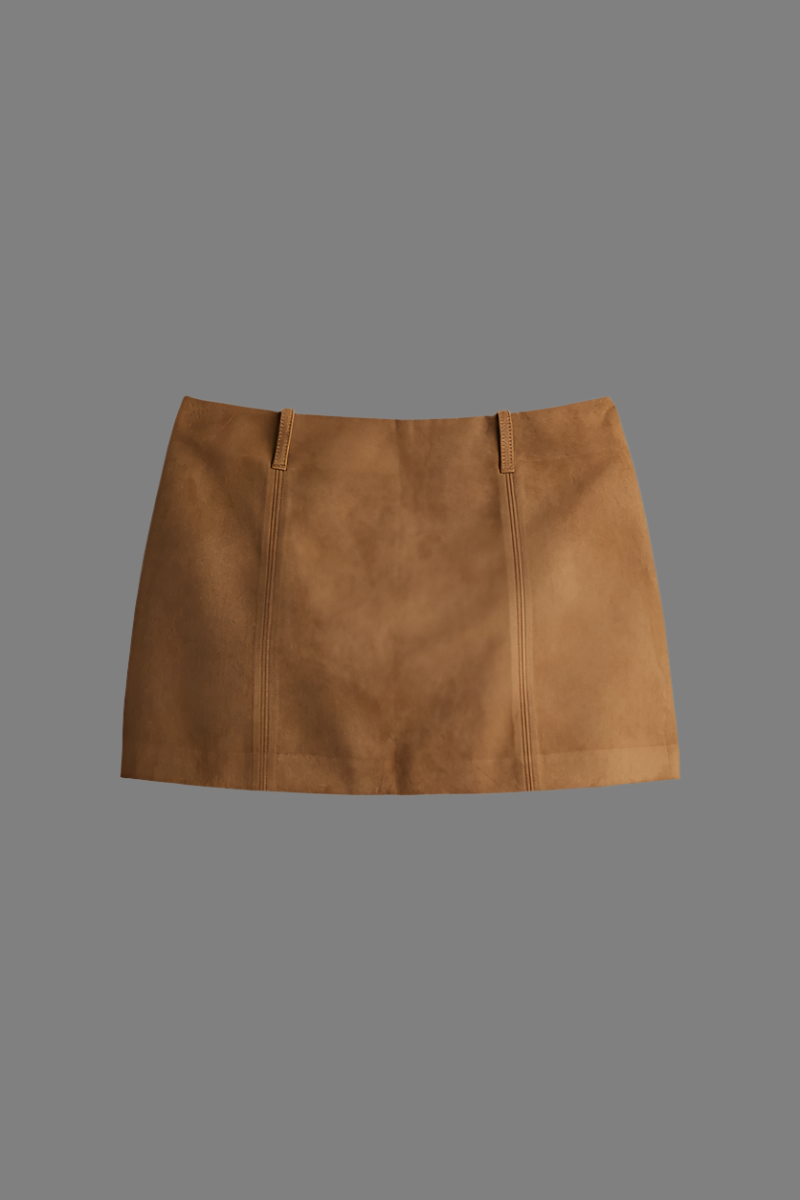 Sued Skirt