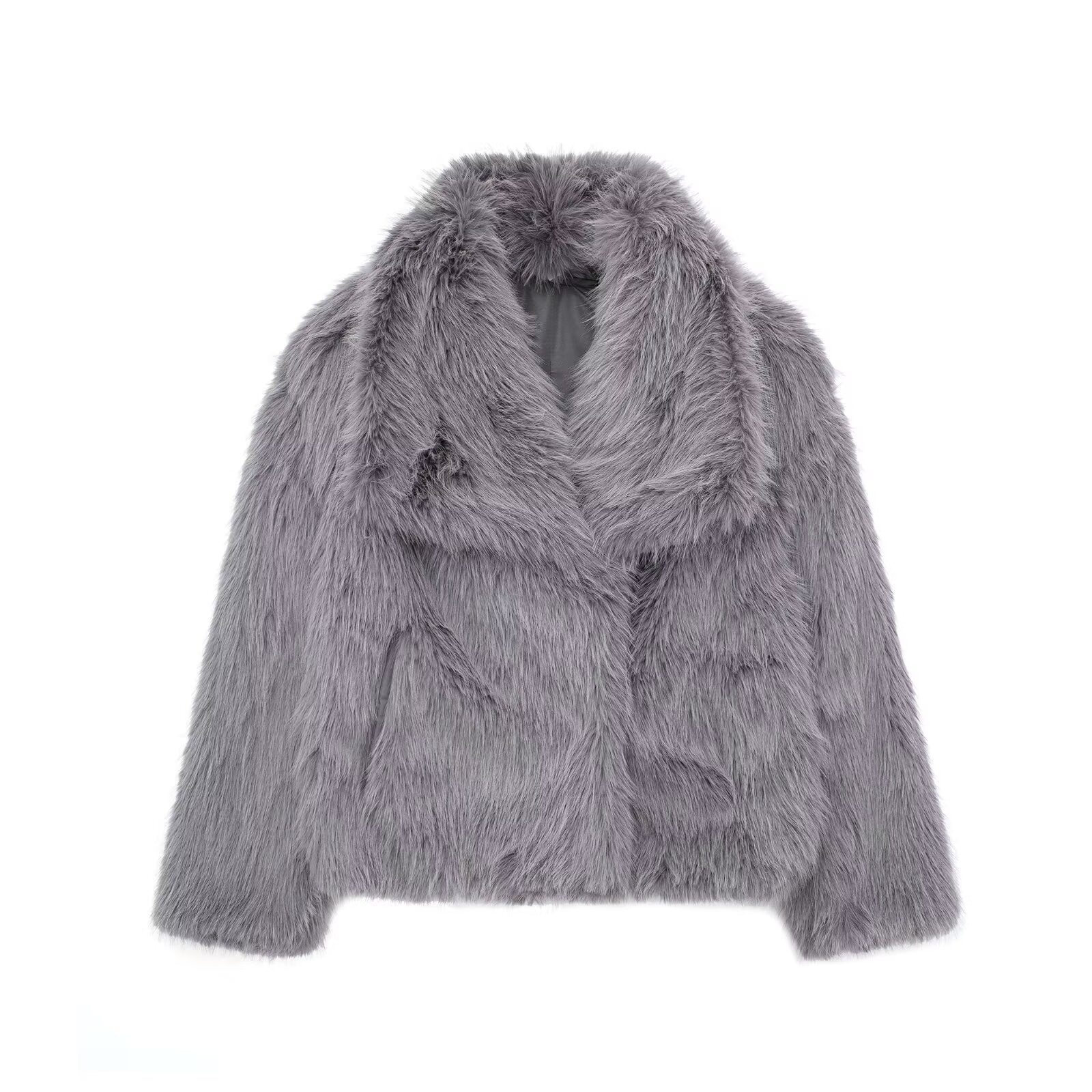 Faux fur jacket